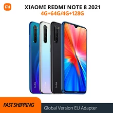 Redmi Note 8 2021 Global Version 4GB 64GB/128GB Xiaomi SmartPhone MTK Helio G85 6.3" FHD+ Dot Drop display 48MP Quad Rear Camera