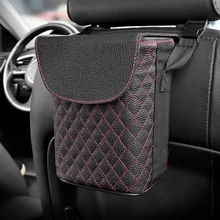 Мини Автомобильный мусорный ящик висячая многофункциональная коробка для хранения мусорный мешок для салона автомобиля оборудование