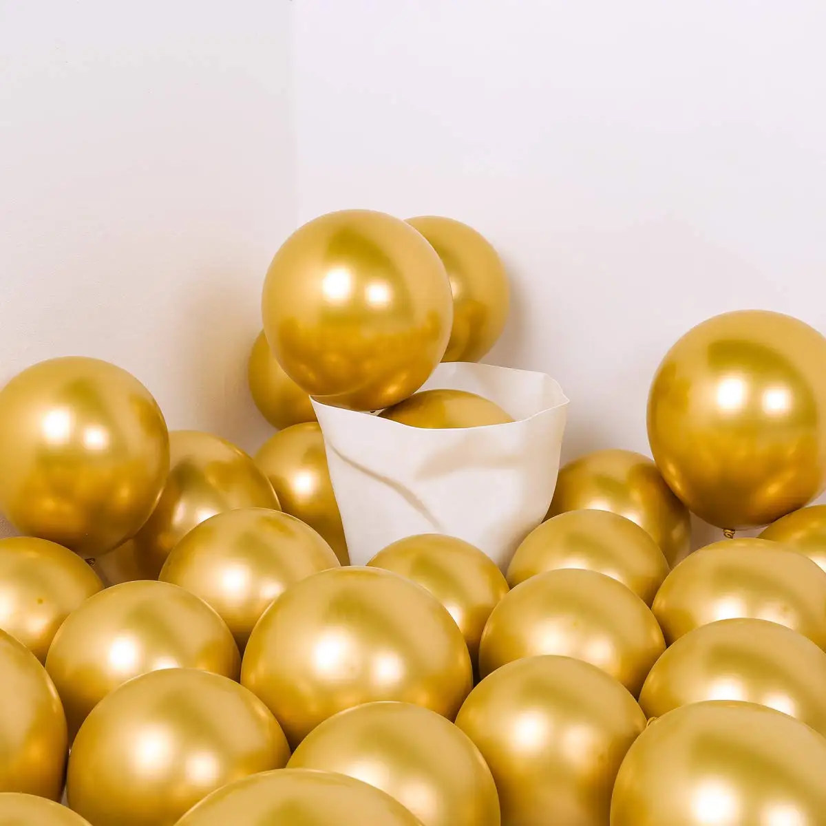 Balloon Garland Arch Kit-Gold Metallic Balloons 100 Pcs-Birthday Baby Shower Weeding Party Decorations