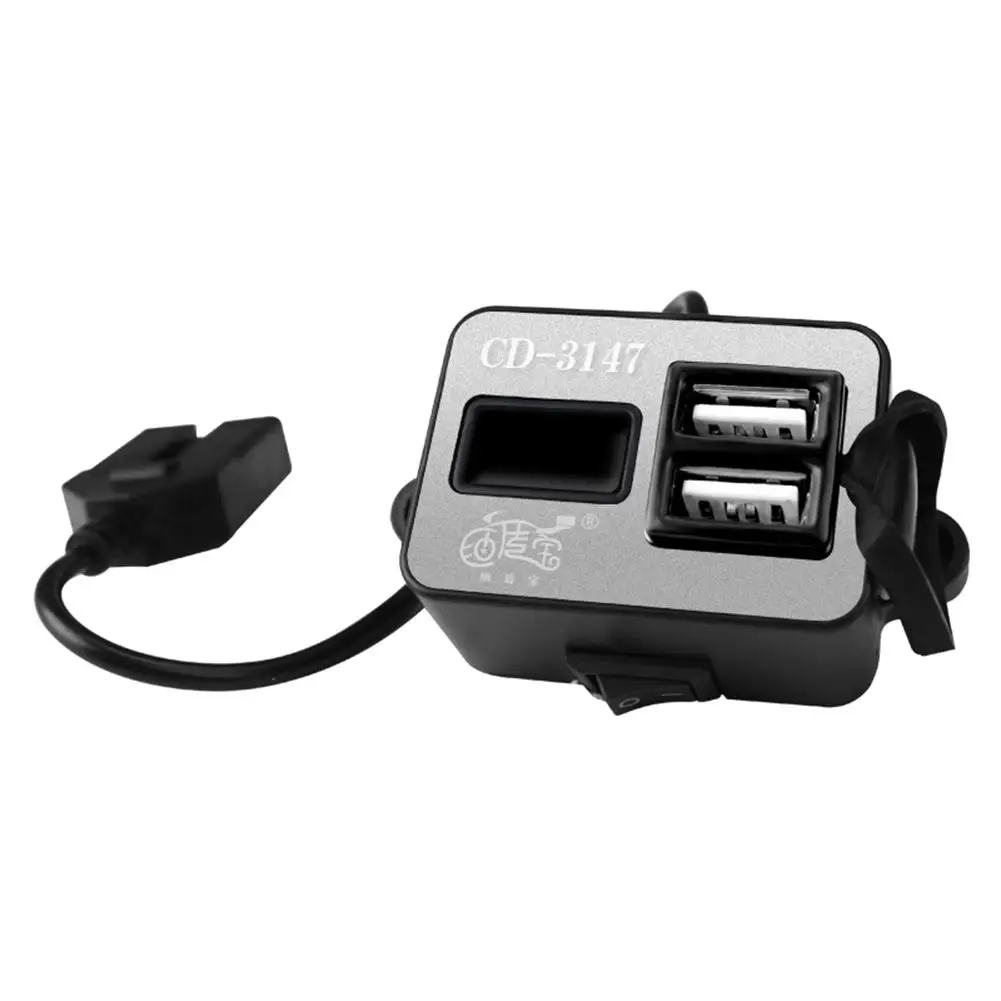 Зарядное устройство для электромобиля, мобильного телефона, USB, 5 В, 2,4 А, автомобильный адаптер для зарядки, подходит для электромобиля 9-80 в