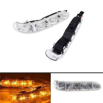

1 Pair Car Mirror Indicator Light Lamp LED Light Source Turn Signal Auto For Mercedes-Benz CL S Class W220/215 03-06