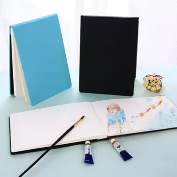 

300g/m2 PU Leather Cover Professional Watercolor Paper Book Hand Painted Sketch Travel Painting Art Supplies