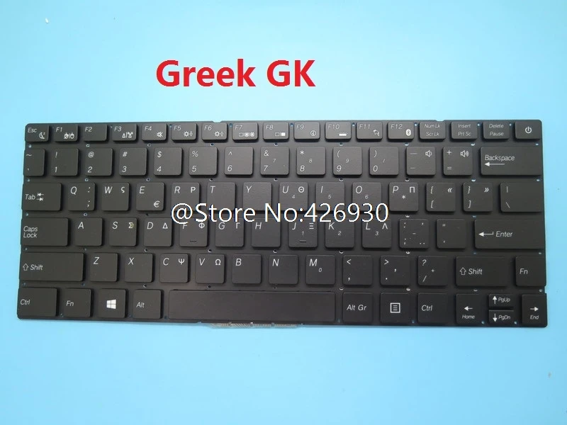 Клавиатура для ноутбука Topstar U931 U931GA1 GR немецкий КР корейский FR Французский GK греческий Великобритания 641100184041 без рамки