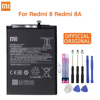 

Xiao Mi Original Phone Battery BN51 5000mAhfor Xiaomi Redmi 8 / 8A High Quality Replacement Batteries Retail Package Free Tools