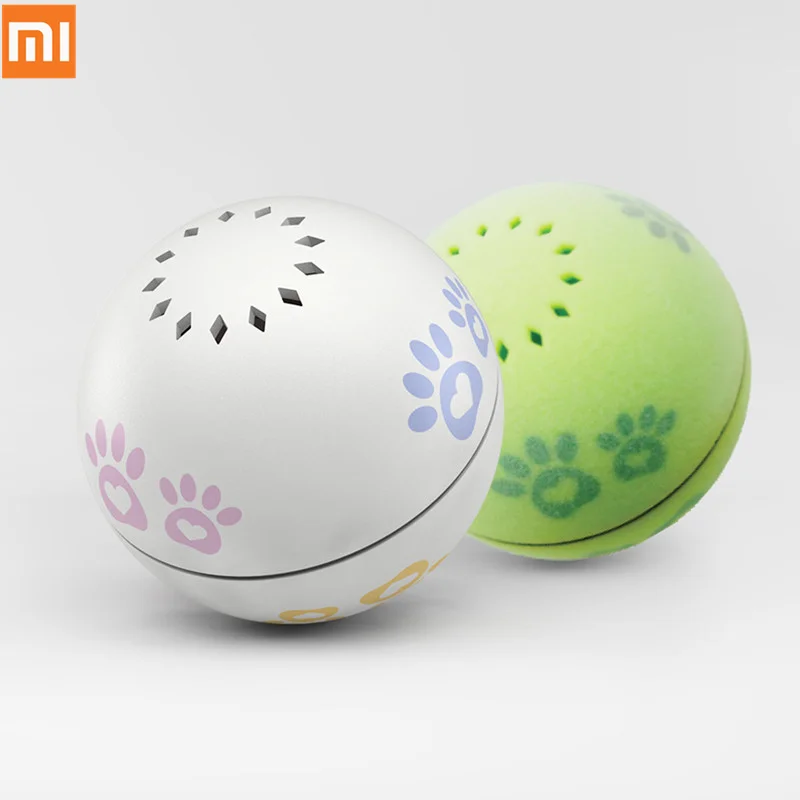 

Xiaomi Petoneer Pet Smart Companion Ball Cat Toy Built-in Catnip Box Irregular Scrolling Funny Cat Artifact Smart Pet Toy