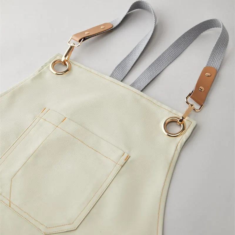 Top Quality Men's Chef Apron Kitchen Apron For Women Work Embroidery Or Printed
