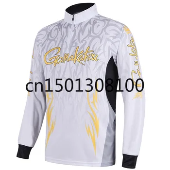 

2020 new summer outdoor sports fishing sunscreen long-sleeved sweat-absorbent quick-drying fishing clothing hiking shirt