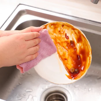

4/8/10pcs Super Absorbent Microfiber kitchen dish Cloth High-efficiency tableware Household Cleaning Towel kitchen tools gadgets