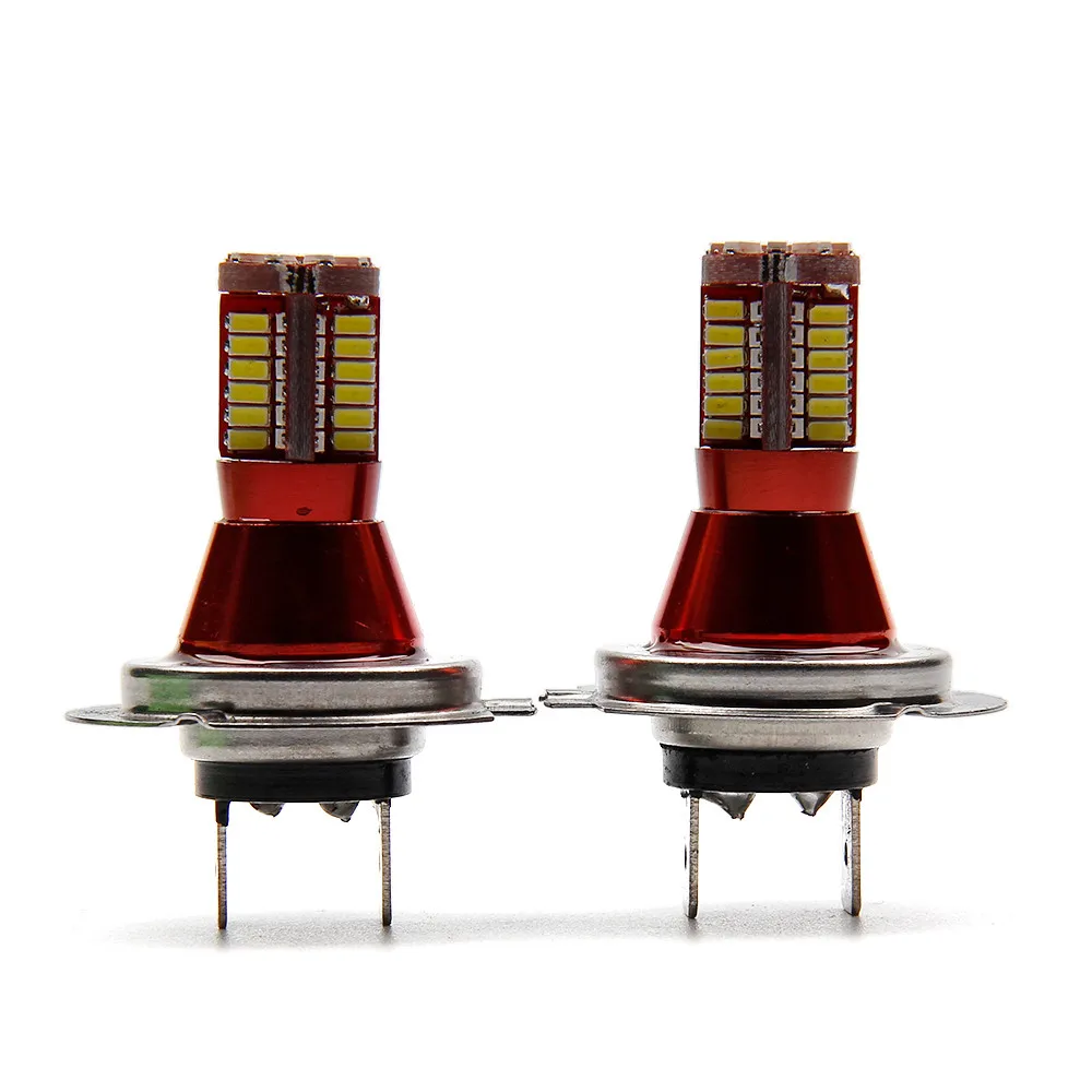 Противотуманные фары 57 Smd 4014 Автомобильные светодиодные противотуманные фары H7 Светодиодные поворотники для вождения автомобиля противотуманные фары автомобильные аксессуары для Chevrolet Cruz# YL1