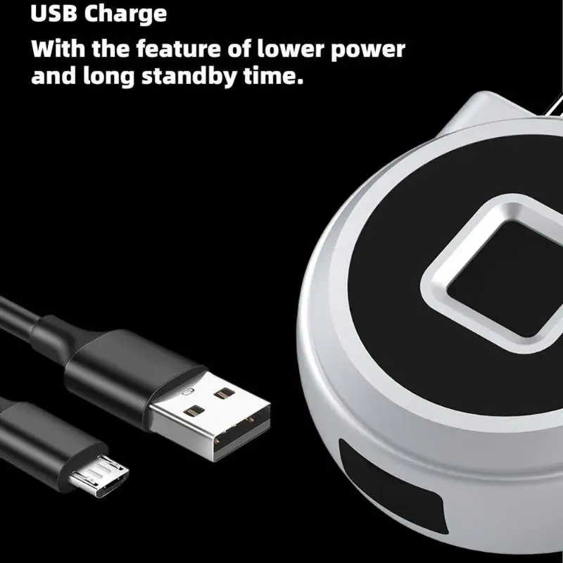 Anytek P10 замок отпечатков пальцев водонепроницаемый USB Перезаряжаемый Противоугонный замок подходит для многих сумок и чемоданов