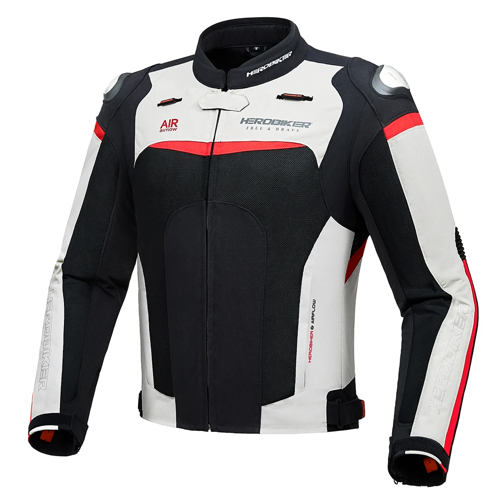 HEROBIKER, новая мотоциклетная куртка, Мужская мотоциклетная куртка для мотокросса, гоночная куртка для езды по бездорожью, мотоциклетная защита для лета