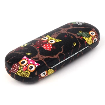 

Glasses Box Cartoon Owl Animal Cute Sunglasses Storage Protector Portable Cases 649C