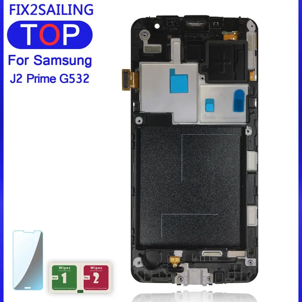 ЖК-дисплей J2 Prime для Samsung Galaxy G532 с дигитайзером сенсорного экрана и рамкой G532F
