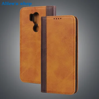 

For LG G7 ThinQ Case Luxury Leather Wallet Card Holder Cover For LG G7 Magnetic Flip Case For LG G7 ThinQ Anti-knock Phone Cases