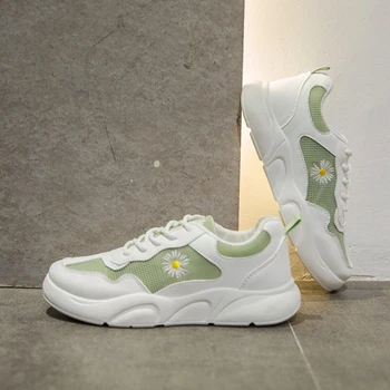 

Women Sneakers White Fashion Tenis Women Casual Shoes 2020 Spring Flats Summer shoes Women Shoes Breathable Low Top Shoes