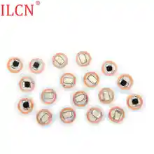 S50 1K IC 13,56 МГц NFC Метка RFID брелок прозрачная монета карта смарт-тег ПВХ близость ISO14443A для контроля доступа(18 мм) 100 шт