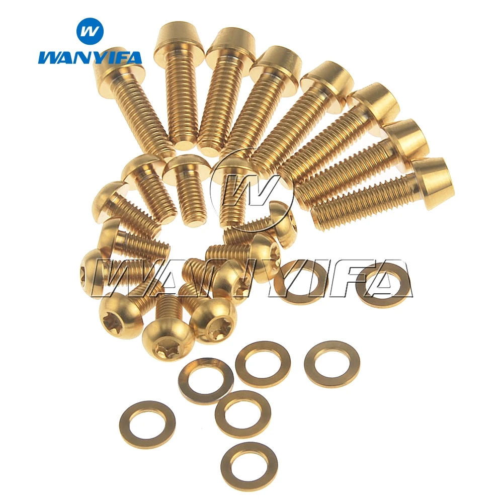 Велосипедный дисковый тормоз M5x10mm и M6x20mm Титановые Болты Комплект обновления для Hope Shimano Hayes Magura формула