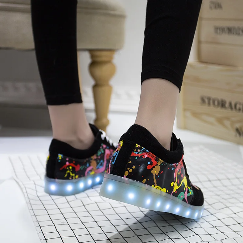 

2019 Charging LED Luminous Shoes CHILDREN'S Shoes Korean-style Light Shoes Shoes with LED Light