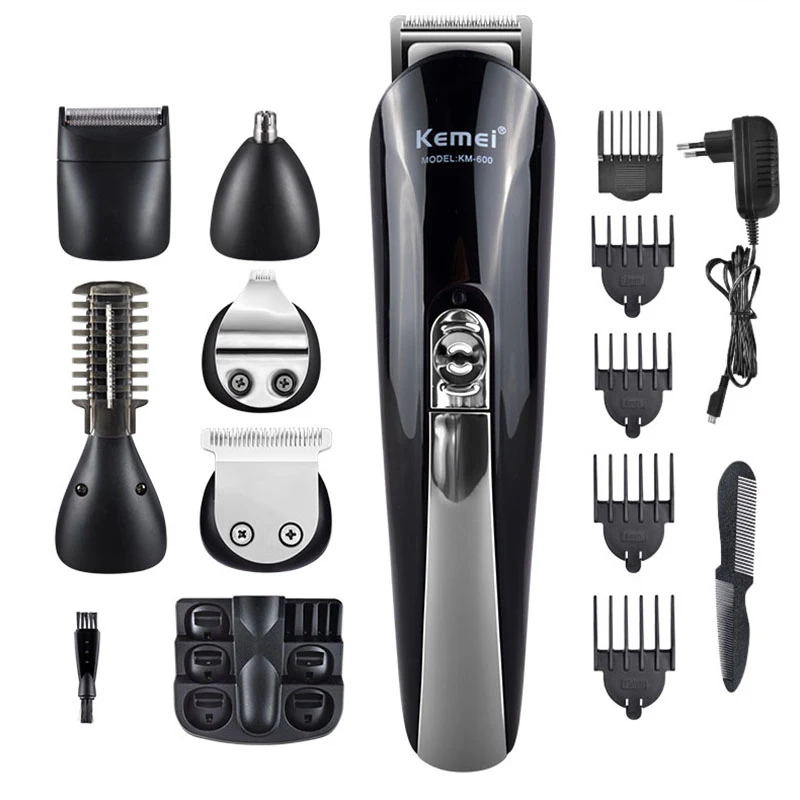 Electric hair clipper trimmer men's beard shaving machine multi-function 6 in 1 Electric Shaver razor cordless haircut 5