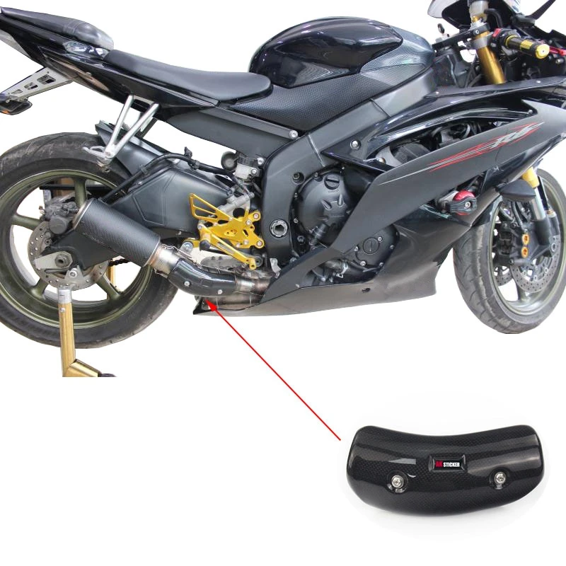 40-63 мм Универсальный мотоцикл глушитель углеродного волокна тепловой щит крышка Остин гонки AR akrapovic Yoshimura