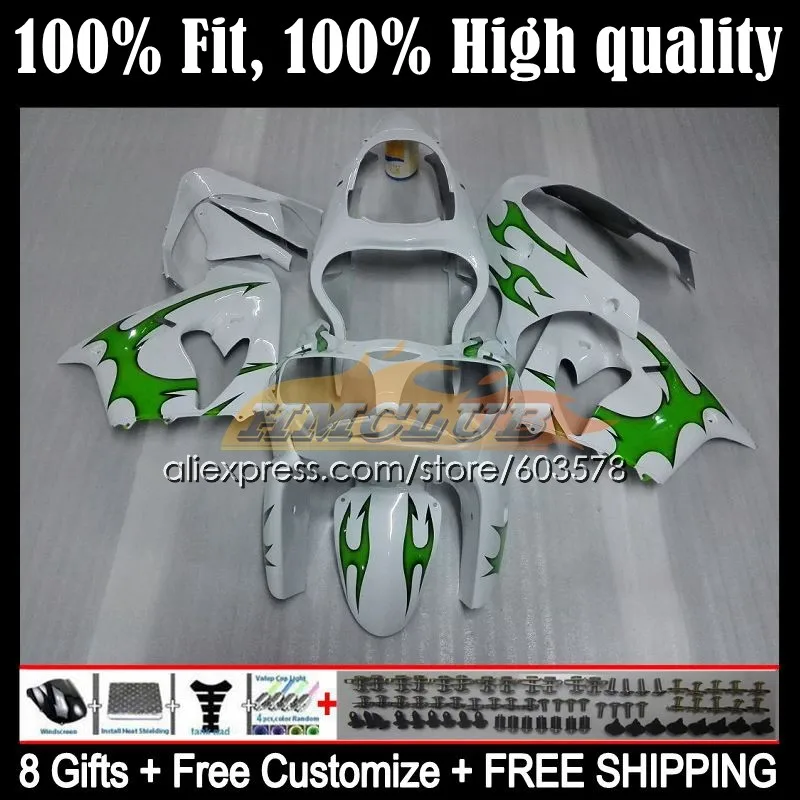 Корпус OEM для KAWASAKI NINJA ZX9 ZX 9R 9 R 900CC ZX9R 02 03 119CL.36 ZX900 900 CC ZX-9R 2002 2003 инъекция обтекатель