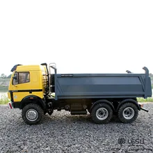 LESU Mercedes Benz 6x6 RC металлический гидравлический самосвал 1/14 модель радиоуправляемого грузовика