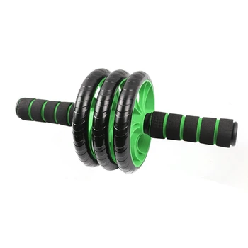 

Three-Wheeled Ab Rollers Abdominal Exercise Abs Wheel Roller Fitness Home Sport Training Equipment Unise Fitness Equipment Black