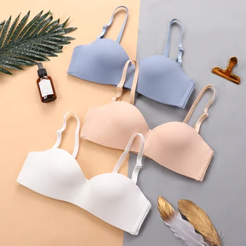 

non-trace fashion breathable sexy bralette push up bra lingerie wireless for women sport cotton bra