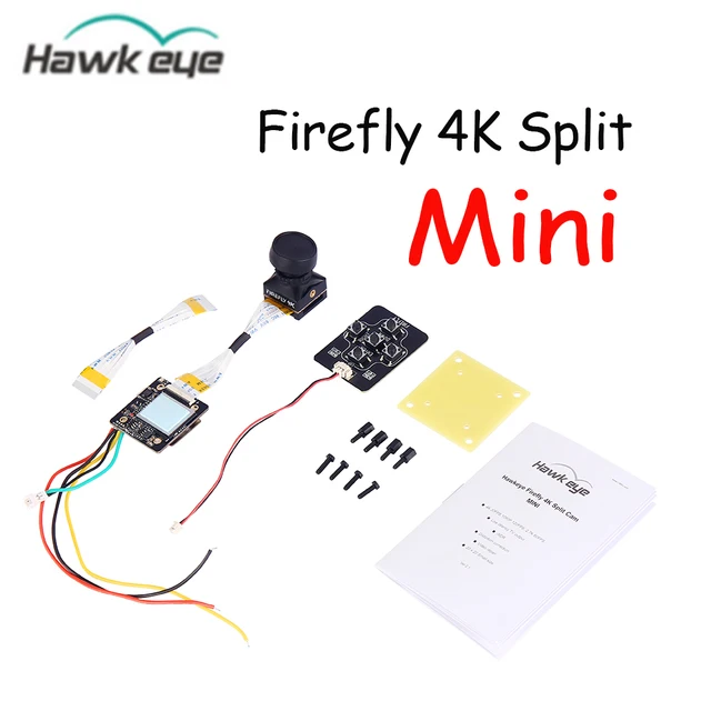 $US $76.18  Hawkeye Firefly 4K Split Camera Mini WDR sensor With Low Latency TV Output For HD Recording DVR RC 