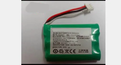 3,6 V AAA 600mAh nimh три провода Ni-MH Китай мобильные Аккумуляторы для беспроводного телефона