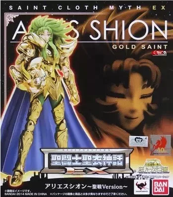

New Model toys Saint Seiya Cloth Myth Gold Ex 2.0 Aries Shion action Figure toy Super Hero Bandai collector