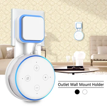 

For Alexa Echo Dot 3rd generation Wall Mount Outlet Hanger Stand Holder Case Plug,Plug-in Mount Stand work with Amazon Echo Dot3