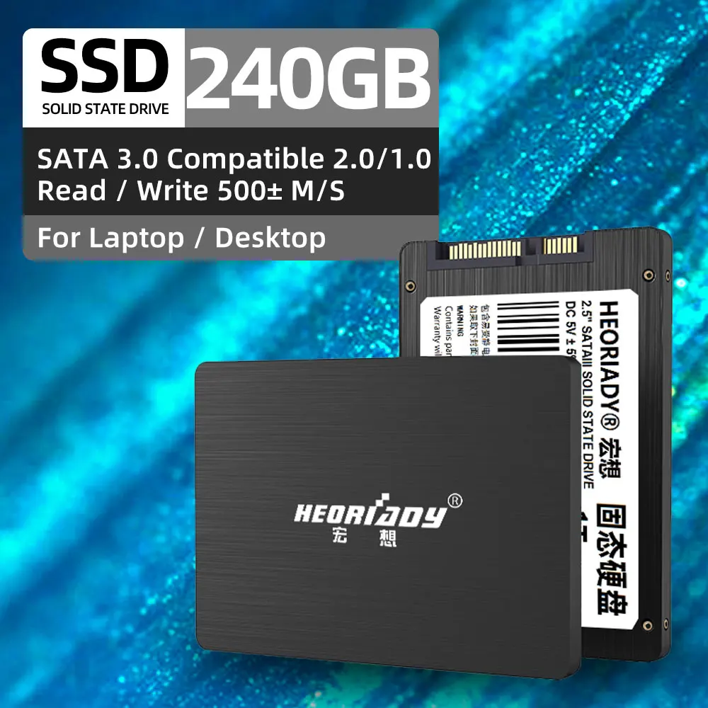 Жесткий диск HEORIADY ssd 120 ГБ 128 240 256 Гб sata3 внутренний для ноутбука настольного ПК твердый жесткий