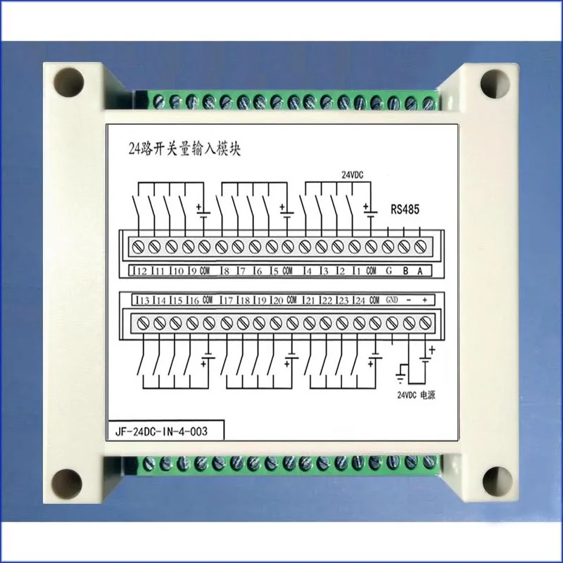 

24 Switch Input (photoelectric Isolation), Isolation 485 MODBUS Protocol, Support Common Anode, Common Cathode