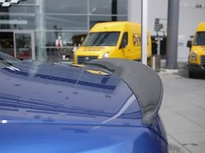 E92 P Стиль углеродного волокна задний багажник загрузки спойлер крыло для BMW 3