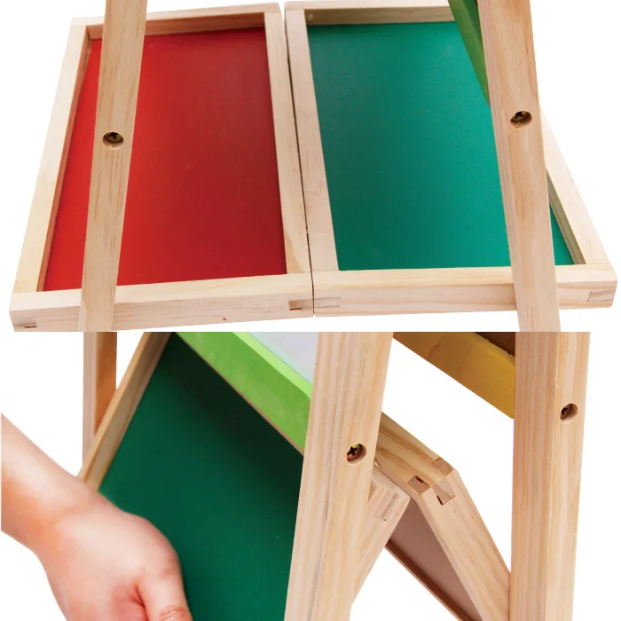 

Young STUDENT'S Learning Early Education Appliances Double-Sided Magnetic Educational Sketchpad Toy Wooden Color Children Small