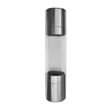 

2 In 1 Stainless Steel Manual Pepper Salt Spice Mill Grinder Seasoning Kitchen Tools Grinding for Cooking Restaurants