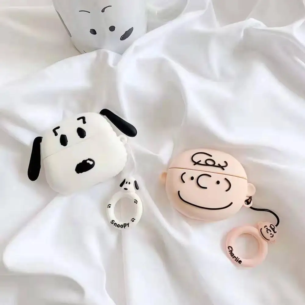 Для Apple AirPods Pro Чехол 3D мультфильм Charlie Snoopy чехол для AirPods Pro защитный чехол для наушников