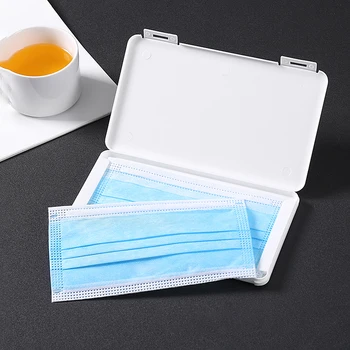 

Portable Mask Clip Plastic High capacity Foldable Holder Dustproof waterproof Temporary Storage Folder supplies accessories