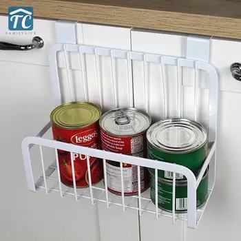 

Hanging Basket Wrought Iron Storage Rack Japanese Cabinet Kitchen Racks Seasoning Container Storage Rack Bracket Wall Hook