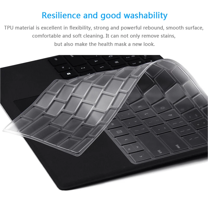 Keyboard Protective Film For Microsoft Surface Pro 7 Laptop TPU Transparent USA Version | Компьютеры и офис