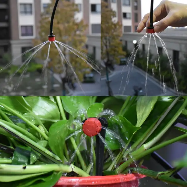 Dorccsi Garten Sprinkler - Automatischer Schwingregner Mit 19 Messingdüsen