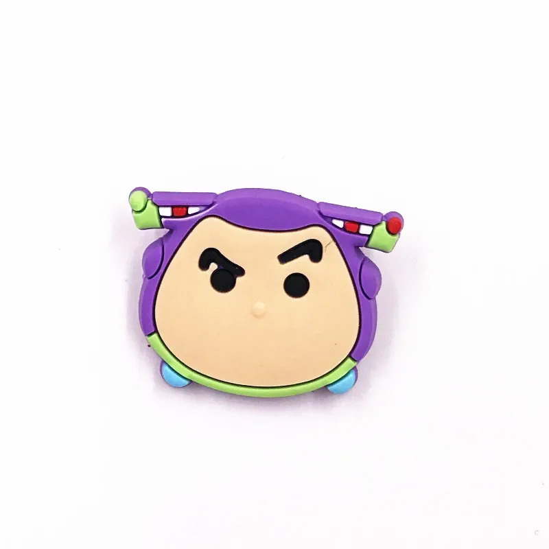 1 шт. серия игрушек Базз Вуди майка Mr. Q мультяшный значок ПВХ монстр Броши Булавки на кронштейн обувь шарф Пряжка Брошь кавайная