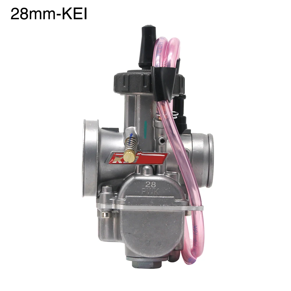 Alconstar 28 30 мм мотоцикл PWK карбюратор Keihin Carb для 125cc-250cc 4T четырехтактный двигатель для мотороллера Грязь велосипед ямы - Цвет: Kei 28mm