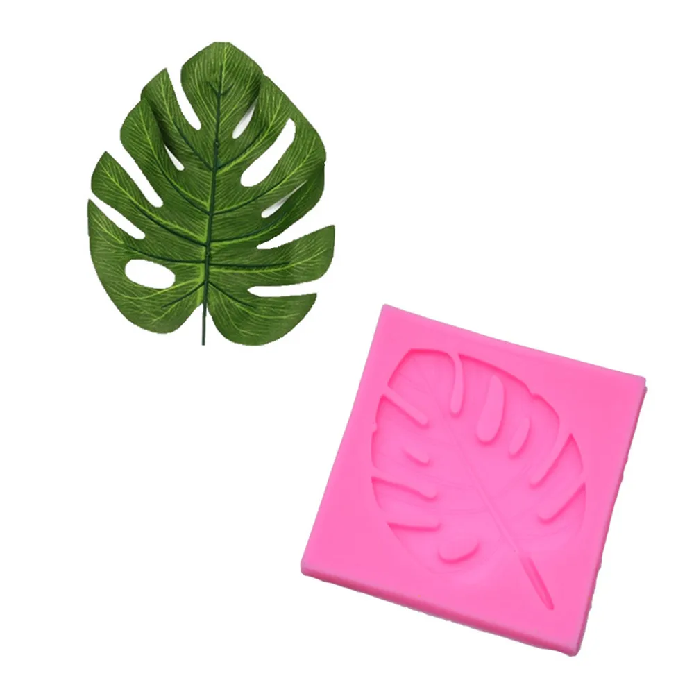 DIY вечерние черепаха лист помадка торт украшения инструменты украшения для кексов силиконовые формы листья шоколадная мастика форма для конфет глиняная форма