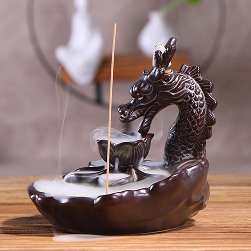 1 шт. мини керамическая глазурь ладан горелка держатель античный домашний декор для гостиной