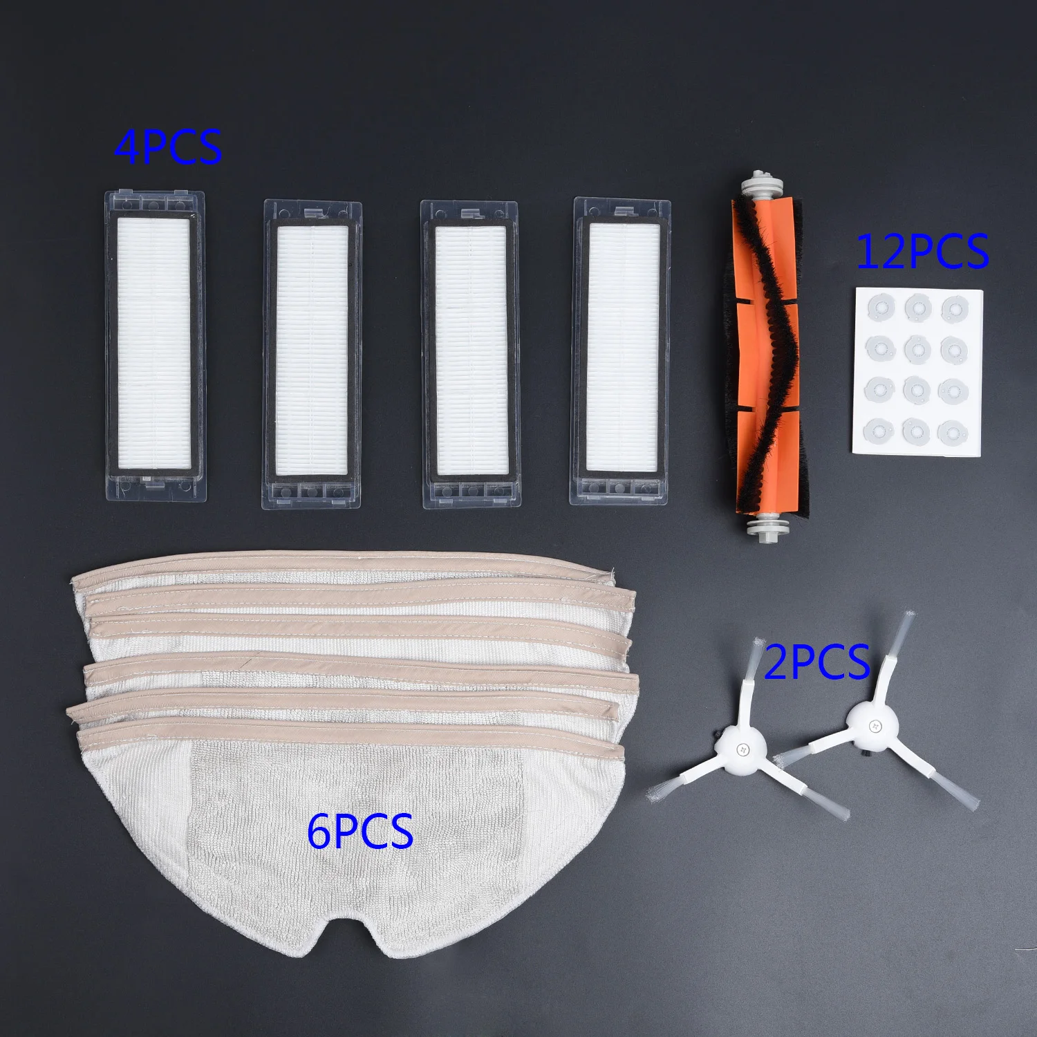 Main/Side Brush+Filters+Mop Part For Xiaomi Mi Roborock S50/S51 Vacuum