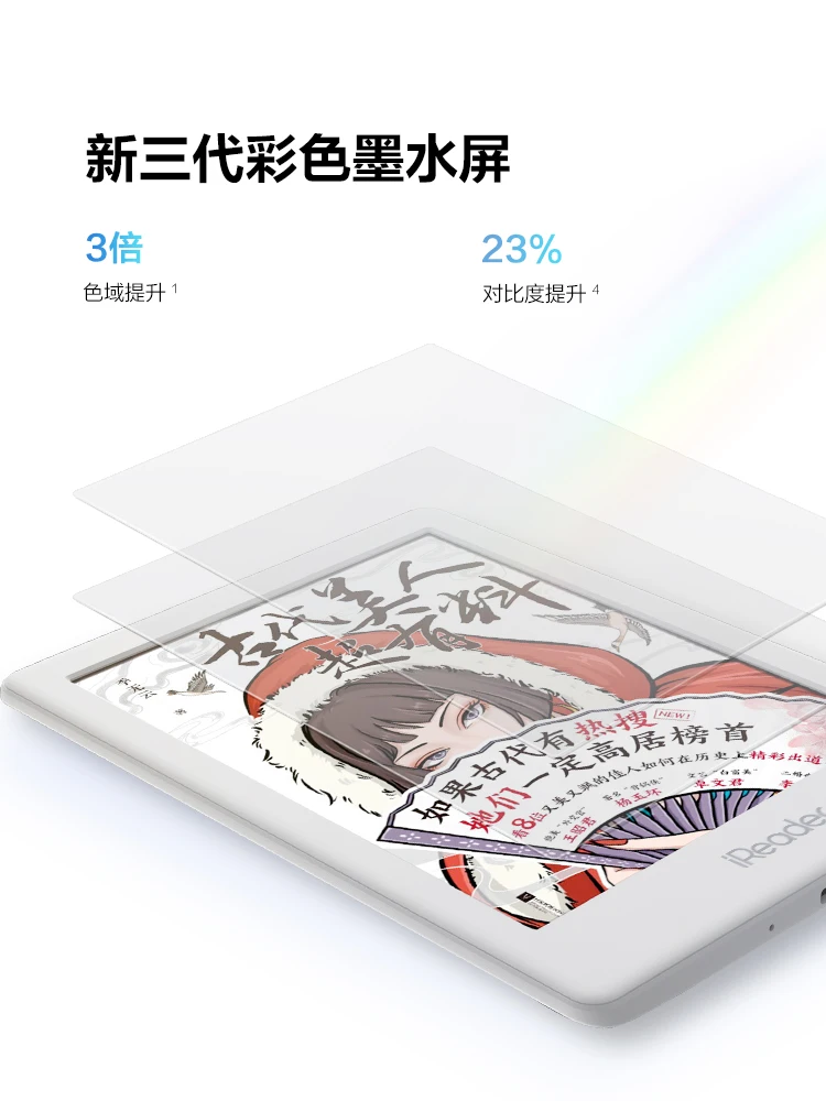 Ireader-電子書籍リーダーc6プロカラースクリーン,タッチブック 