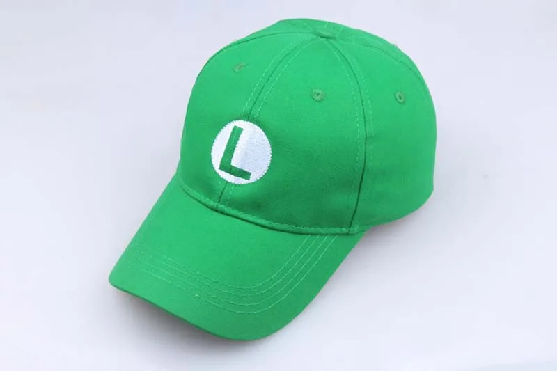 Игра Супер Марио Bros шляпа Марио Луиджи Йоши Snapback Бейсболки мультфильм взрослых солнцезащитные козырьки Пара хип хоп кепки