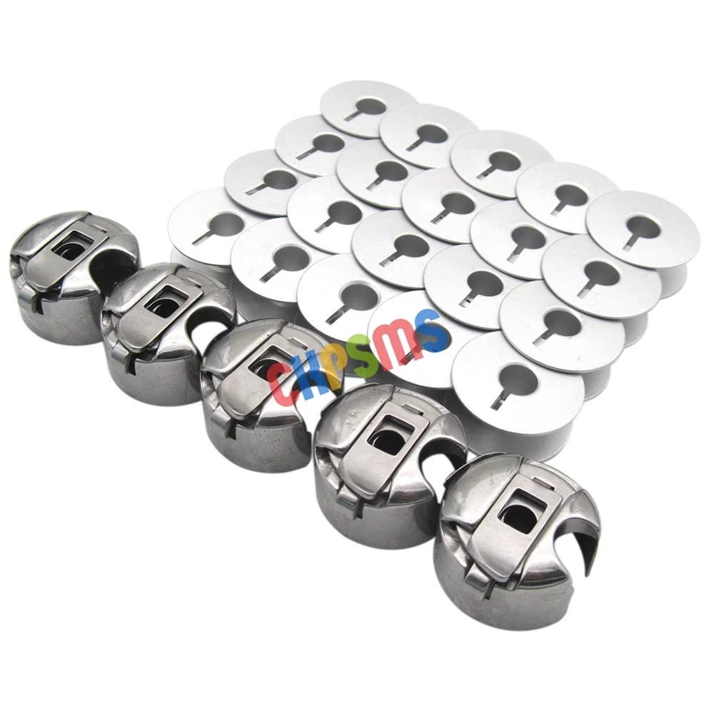 5 Pcs Industrial Sewing Machine Bobbin Case For Juki Consew Brother Singer 5 Pcs Industrial Sewing Machine Bobbin Case For Juki Consew Brother Singer